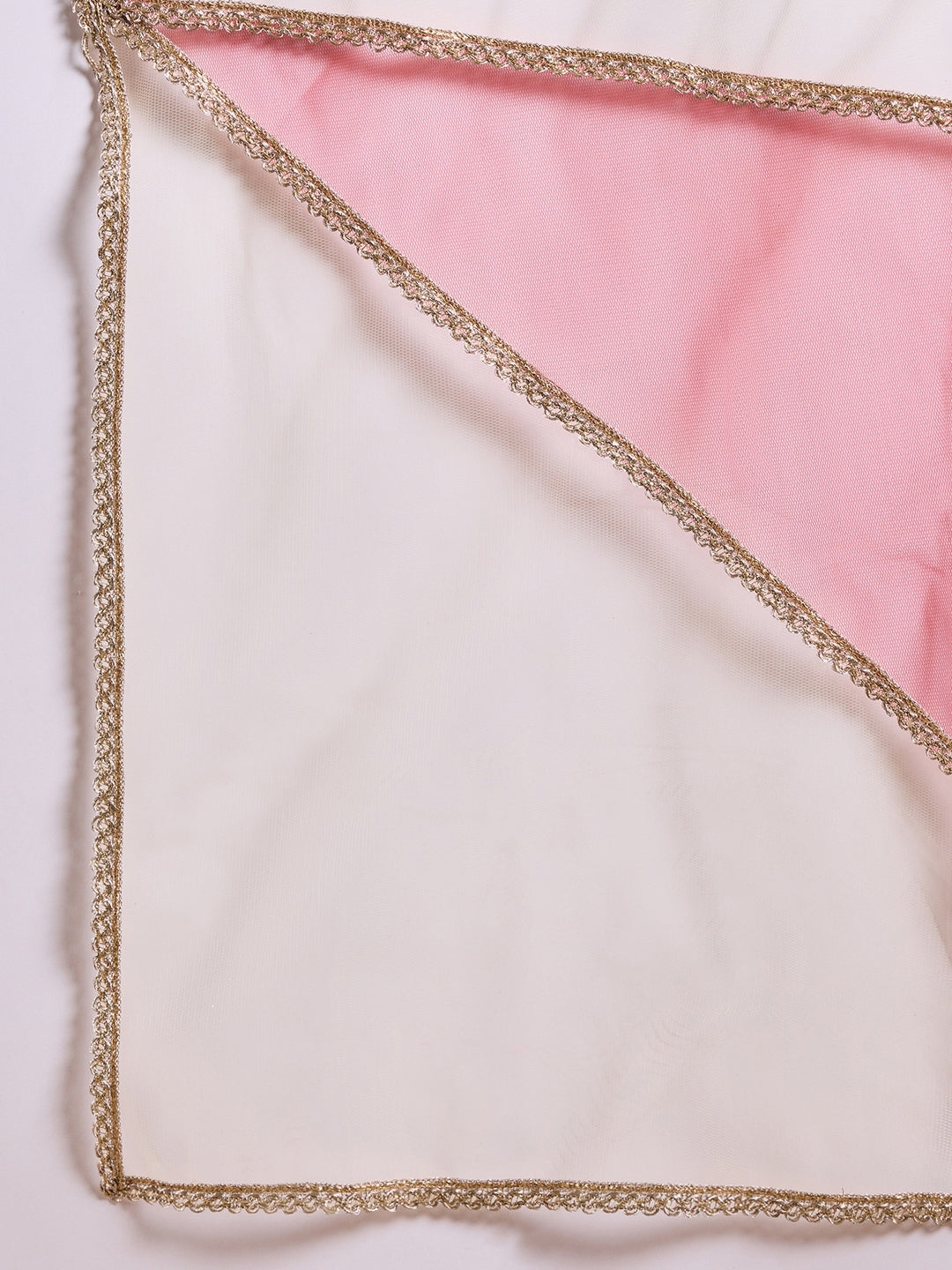 Pspeaches Girls Floral Embroidered Sequinned Velvet Kurta With Trousers & Dupatta (KS-REDSEQVELVET)