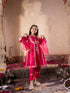 Pspeaches 3-Piece Magenta Color Chanderi Kurta & Payjama With Dupatta (KS25007003)