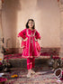 Pspeaches 3-Piece Magenta Color Chanderi Kurta & Payjama With Dupatta (KS25007003)