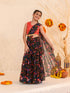 Girls Printed Ready to Wear Lehenga Choli (L-BLACKMULTI)
