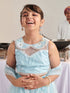 Girls Printed Ready To Wear Lehenga & Blouse With Dupatta (L-BLUENETEMB)