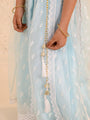 Embroidered Thread Work Ready to Wear Lehenga & Blouse With Dupatta (L-FIROZIWTBOOTI)