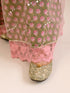 Girls Printed Ready to Wear Lehenga & Blouse With Dupatta (L-GREENPINK)