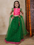Girls Printed Ready To Wear Lehenga Blouse With Dupatta (L-GREENTIKLI)