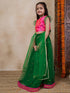 Girls Printed Ready To Wear Lehenga Blouse With Dupatta (L-GREENTIKLI)