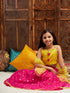 Pspeaches Girls Woven Design Ready to Wear Lehenga With Blouse & Dupatta (L-MAGENTAMIRROR)