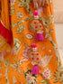 Girls Printed Ready To Wear Lehenga Choli With Dupatta (L-MAGENTASCHIFFLY)