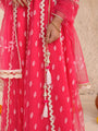 Girls Embroidered Thread Work Ready to Wear Lehenga & Blouse With Dupatta (L-MAGENTAWTBOOTI)