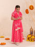 Girls Embroidered Thread Work Ready to Wear Lehenga & Blouse With Dupatta (L-MAGENTAWTBOOTI)