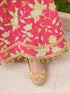 Girls Printed Ready to Wear Lehenga Choli With Dupatta (L-MAGENTAZIGZAG)