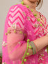 Girls Printed Ready to Wear Lehenga Choli With Dupatta (L-MAGENTAZIGZAG)