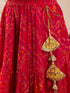 Girls Printed Ready To Wear Lehenga Blouse With Dupatta (L-MGCRINKLEBANDHNI)