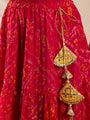 Girls Printed Ready To Wear Lehenga Blouse With Dupatta (L-MGCRINKLEBANDHNI)
