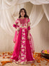 Girls Printed Ready To Wear Lehenga Blouse With Dupatta (L-MGORGANZAPANEL)