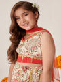Girls Printed Ready To Wear Lehenga Blouse With Dupatta (L-MUSLINFLORAL)