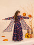 Girls Printed Ready to Wear Lehenga & Blouse With Dupatta (L-NAVYMULTI)
