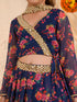 Girls Printed Ready to Wear Lehenga & Blouse With Dupatta (L-NAVYMULTI)