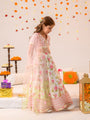 Girls Printed Ready to Wear Lehenga & Blouse With Dupatta (L-OFFWHITEPINKBOOTI)