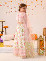Girls Printed Ready to Wear Lehenga & Blouse With Dupatta (L-OFFWHITEPINKBOOTI)