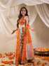 Girls Printed Ready To Wear Lehenga & Blouse With Dupatta (L-ORANGEBROCADE)