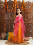 Pspeaches Girls Embellished Sequinned Ready to Wear Lehenga & Blouse With Dupatta (L-ORANGEGOTALACE)