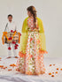 Girls Printed Ready To Wear Lehenga & Blouse With Dupatta (L-ORANGERUBBERPRINT)