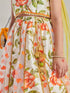 Girls Printed Ready To Wear Lehenga & Blouse With Dupatta (L-ORANGERUBBERPRINT)