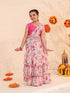 Girls Printed Ready to Wear Lehenga Choli (L-PEACHROSE)
