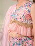 Girls Printed Ready to Wear Lehenga & Blouse With Dupatta (L-PINKBLUEJAAL)