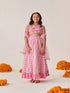 Girls Printed Ready To Wear Lehenga Blouse With Dupatta (L-PINKZIGZAG)