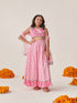 Girls Printed Ready To Wear Lehenga Blouse With Dupatta (L-PINKZIGZAG)