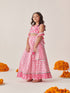 Girls Printed Ready To Wear Lehenga Blouse With Dupatta (L-PINKZIGZAG)
