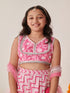 Girls Printed Ready To Wear Lehenga Blouse With Dupatta (L-PINKZIGZAG)