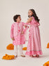 Girls Printed Ready To Wear Lehenga Blouse With Dupatta (L-PINKZIGZAG)