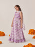 Girls Printed Ready To Wear Lehenga & Blouse With Dupatta (L-PURPLEDOBBY)