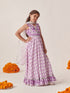 Girls Printed Ready To Wear Lehenga & Blouse With Dupatta (L-PURPLEDOBBY)