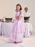 Girls Printed Ready To Wear Lehenga & Blouse With Dupatta (L-PURPLENETEMB)