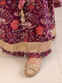 Girls Printed Ready to Wear Lehenga & Blouse With Dupatta (L-PURPLEPINKFLOWER)