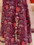 Girls Printed Ready to Wear Lehenga & Blouse With Dupatta (L-PURPLEPINKFLOWER)