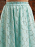 Pspeaches Girls Embroidered Ready to Wear Lehenga With Blouse & Dupatta (L-SEQUENCEBLUE)