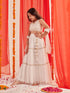 Girls Printed Ready To Wear Lehenga Blouse With Dupatta (L-WHITEFOIL)