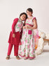 Girls Printed Ready To Wear Lehenga Blouse With Dupatta (L-WINECROSHIALACE)