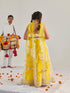 Girls Printed Ready To Wear Lehenga Blouse With Dupatta (L-YELLOWRUBBERPRINT)
