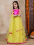 Girls Ready To Wear Lehenga Blouse With Dupatta (L-YELLOWTIKLI)