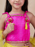 Girls Ready To Wear Lehenga Blouse With Dupatta (L-YELLOWTIKLI)