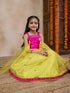 Girls Ready To Wear Lehenga Blouse With Dupatta (L-YELLOWTIKLI)