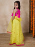 Girls Ready To Wear Lehenga Blouse With Dupatta (L-YELLOWTIKLI)