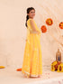 Girls Embroidered Thread Work Net Ready to Wear Lehenga & Blouse With Dupatta (L-YELLOWWTBOOTI)