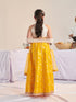 Girls Printed Ready To Wear Lehenga & Blouse With Dupatta (L-YELLOWZARIBROCADE)