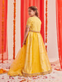 Girls Printed Ready To Wear Lehenga Blouse With Dupatta (L-YLORGANZAKALI)
